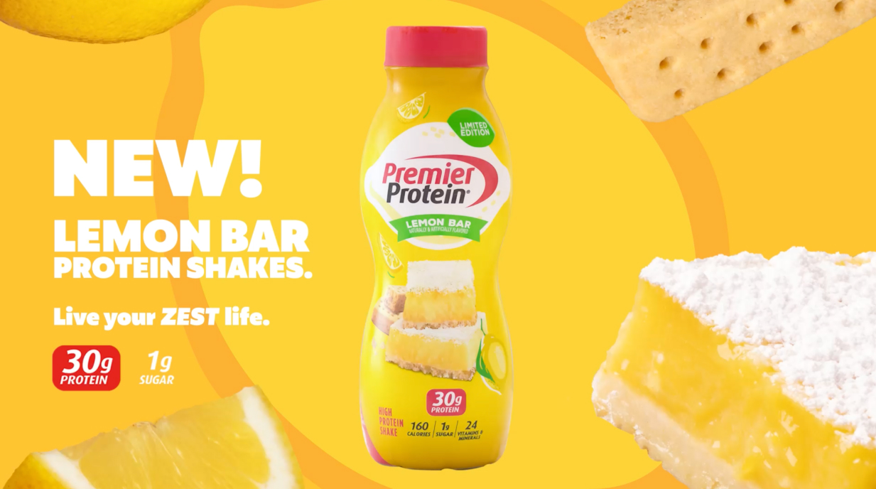 New! Lemon Bar Protein Shake